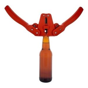 Bottle Capper Set w/ Silver Caps & Opener Manual Hand Tool Kit Homebrewing Kit